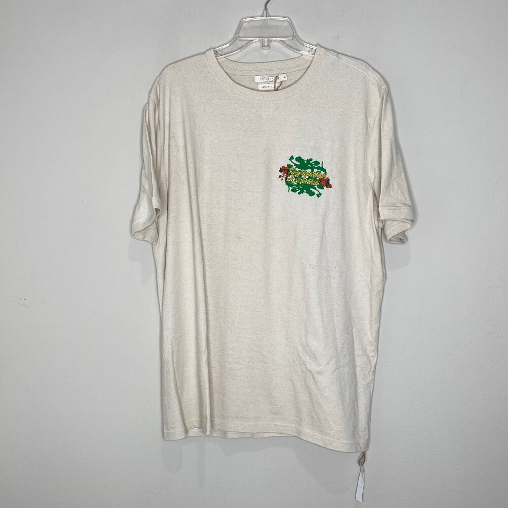 NEW Christy Dawn The Seed Short Sleeve Tee Farm To Closet Natural XL